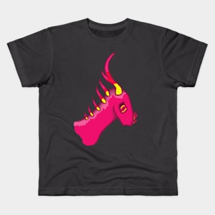 Fuschia Dragon :: Dragons and Dinosaurs Kids T-Shirt